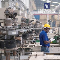 Male Worker Inside a Manufacturing Plant