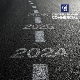 Road with 2024, 2025, 2026 Written On It