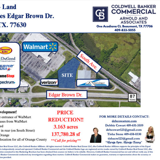 TBD Edgar Brown Drive Orange, TX
				77630