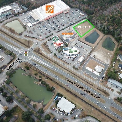 Parcel C Tadlock Drive Pad site behind Dunkin and beside Home Depot Murrells Inlet, SC
				29576