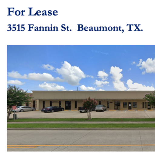 3515 Fannin Ste. 105 Beaumont, TX
				77701