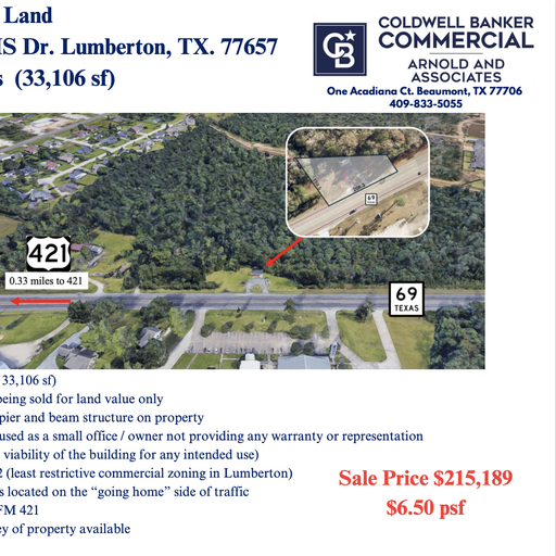 242 S LHS Dr. Lumberton, TX
				77657