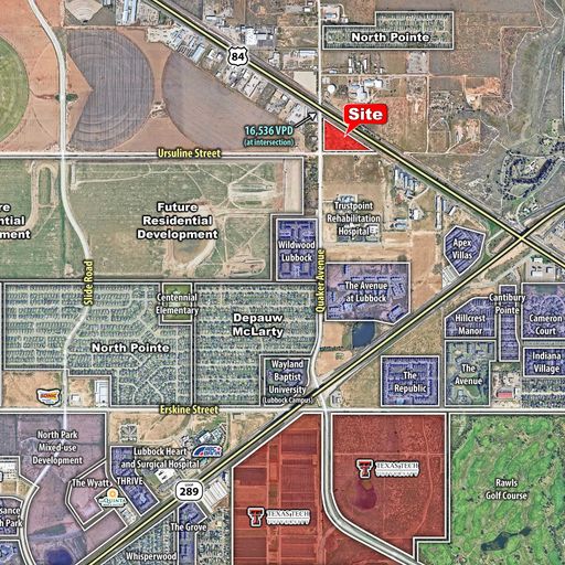 Hardcorner Highway 84 & N Quaker Avenue Lubbock, TX
				79415
