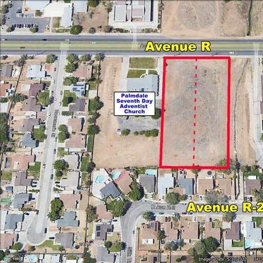 Avenue R near 20th St East Palmdale, CA
				93550