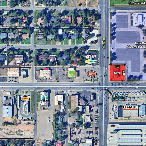 NEC of 34th & Avenue Q 3311 Avenue Q Lubbock, TX
				79411