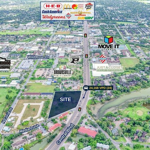 2834 Central Blvd Brownsville, TX
				78521
