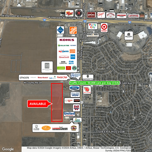 ±36.05 AC on 34th, West of Soncy Amarillo, TX
				79119