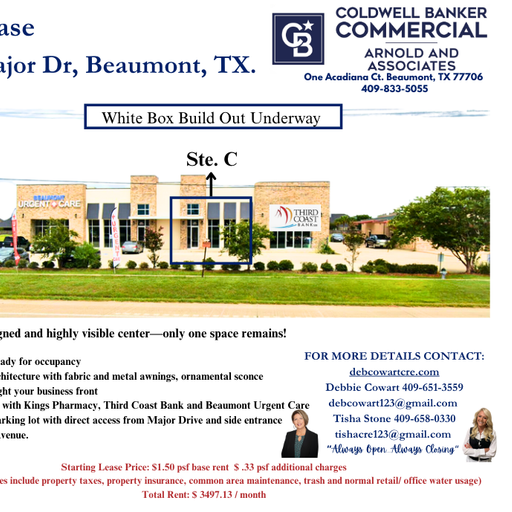 3650 Major Dr Beaumont, TX
				77713